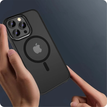 Etui Magmat „2“ Magsafe für Apple iPhone 15 Pro Max Mattschwarz
