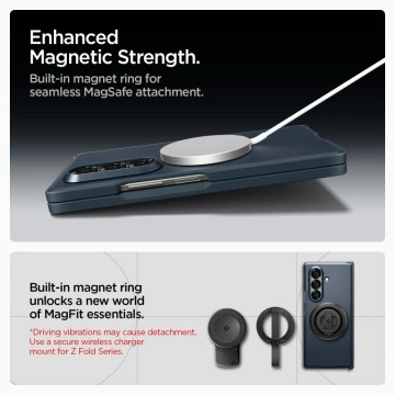 SPIGEN TOUGH ARMOR PRO MAG MAGSAFE GALAXY Z FOLD 7 METAL SLATE