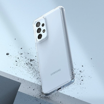 Ringke Fusion TPU-Hülle mit Rahmen für Samsung Galaxy A73 transparent