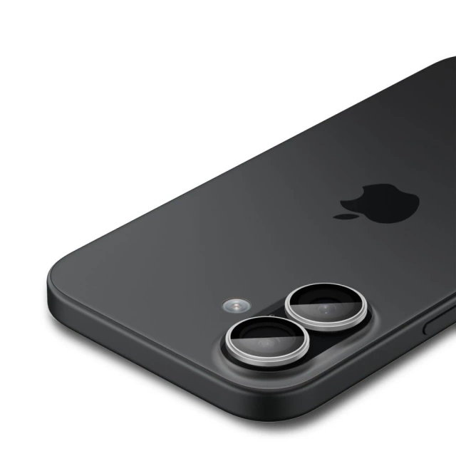 Osłona Aparatu Spigen Optik Pro Glas.TR EZ Fit iPhone 16/17 Silver 2-Pack