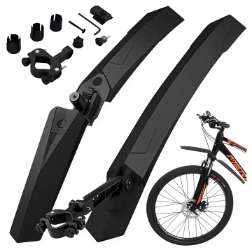Plattform-Fahrradpedale für MTB-Fahrräder, Aluminium 9/16" Schwarzes Aluminium-Set [2 Stk.]