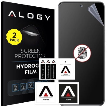 2x Folia "MATOWA" do Honor 90 Smart 5G Hydrożelowa Alogy HydroSkin Matte Pro™ na ekran do etui "BEZ ODCISKU PALCÓW"