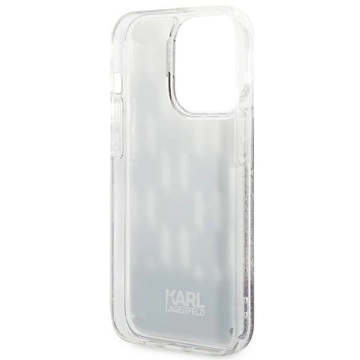 Etui Karl Lagerfeld KLHCP14LLMNMK für iPhone 14 Pro 6,1" Hardcase Liquid Glitter Monogram