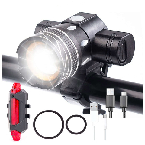 Fahrradlicht T6 USB Rücklicht