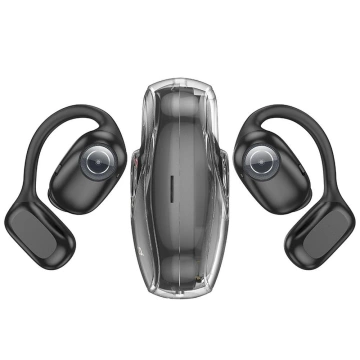 HOCO EA3 TWS Kabellose Bluetooth-Kopfhörer – Schwarz mit Ladeetui