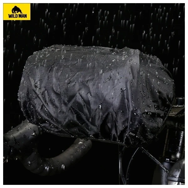 Torba na kierownicę rowerową Wildman GD7X Czarna Wodoodporna 1,5L