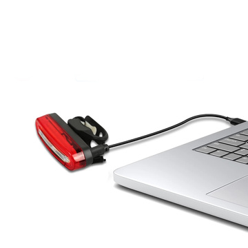 Starke LED-Fahrradrückleuchte USB Alogy Licht wasserdichte Beleuchtung für Fahrrad Rot