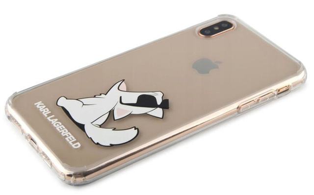 Etui Karl Lagerfeld Choupette do Apple iPhone XS Max Clear