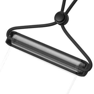 Baseus Cylinder universelle wasserdichte Hülle für Smartphones (schwarz)