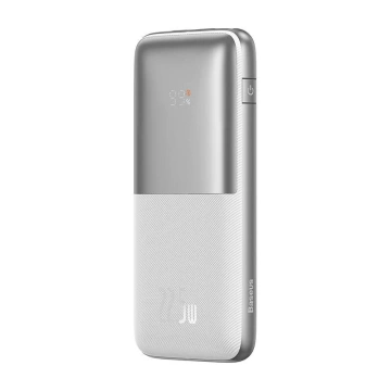 Baseus Bipow Pro Powerbank 10000mAh, 2xUSB, USB-C, 22,5W (weiß)