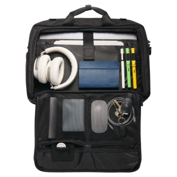 Torba Spigen KD300 Klasden Laptop 16" Czarna z paskiem
