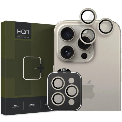 Hofi Camring Pro Kameraabdeckung für Apple iPhone 15 Pro / 15 Pro Max Titanium
