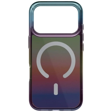 Etui UNIQ Iridescia do iPhone 17 Pro MagClick Charging Midnight Quartz