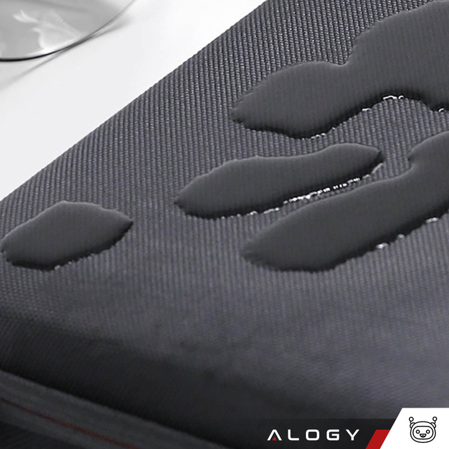 Etui kuferek walizka torba do Nintendo Switch OLED akcesoria 21 gier Alogy Wodoodporne z paskiem Czarny