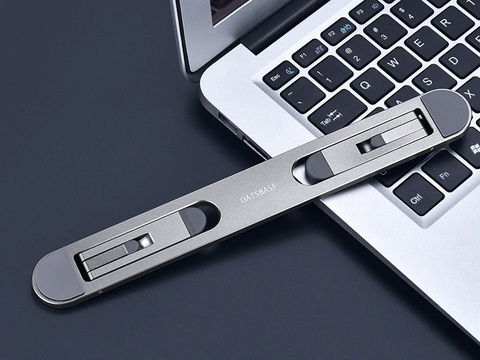 Ständerhalter Oatsbasf Mini-Laptopständer für Notebook Grau