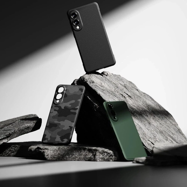 Etui do Samsung Galaxy S25 Edge Ringke Onyx Czarny Military Grade