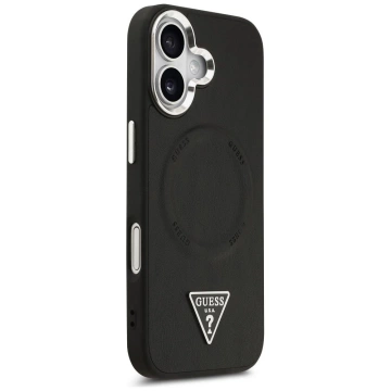 Etui Guess Triangle Logo MagSafe na iPhone 17 - Czarny