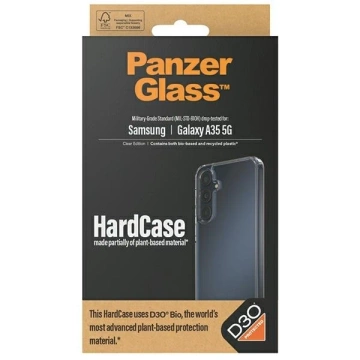 Etui do Samsung Galaxy A35 5G PanzerGlass HardCase D3O 3x Militärqualität Schwarz