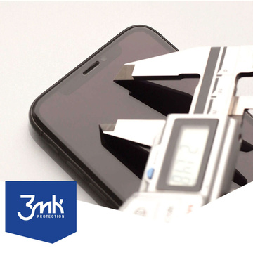 Gehärtetes Glas für Apple iPhone 15 Pro 3mk HardGlass Max Displayschutzfolie Schwarz