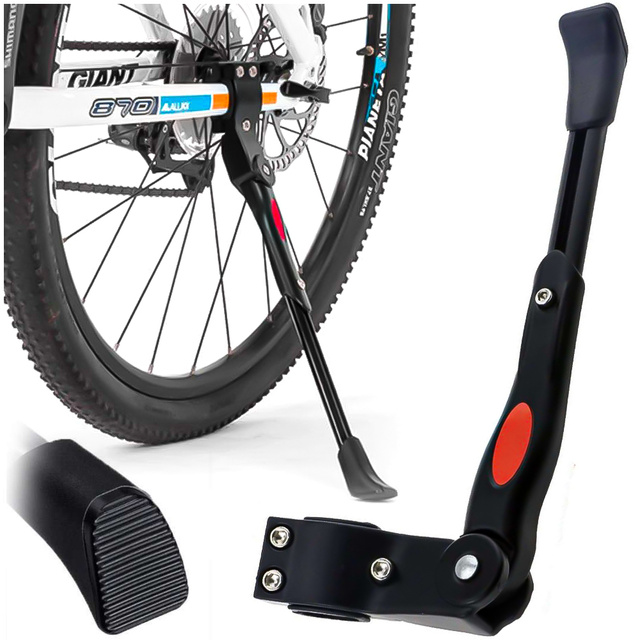 Stopka do roweru podpórka stojak regulowany RockBros 2011-7ABK Czarna