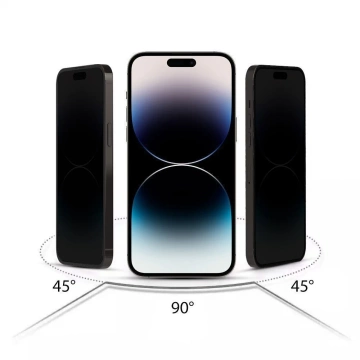 Hofi Anti Spy Glass Pro 2er-Pack Sichtschutzglas für iPhone 16 Privatsphäre