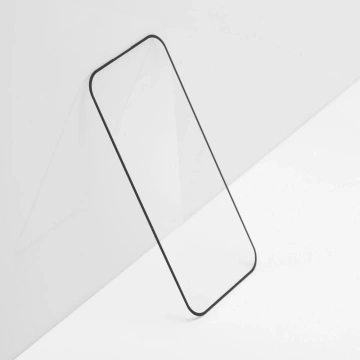 Panzerglas für iPhone 15 Plus Forcell Ultra Clear Glass schwarz 9H