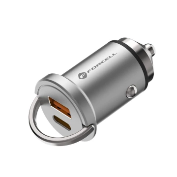 Ładowarka samochodowa Forcell F-Energy Mini 20W USB-C + USB-A