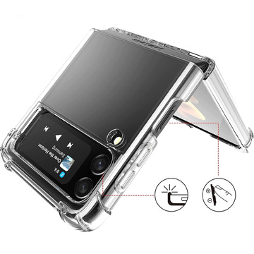Etui Pancerne ShockProof Alogy Case für Samsung Galaxy Z Flip 3 5G Clear