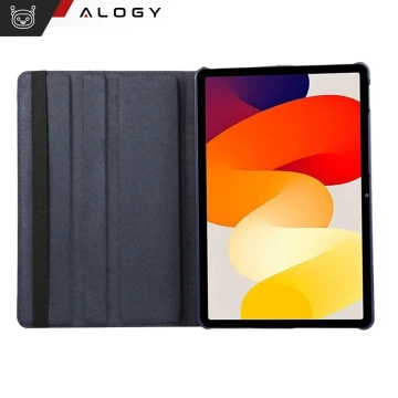 Case 360 ​​​​für Lenovo Tab M11 10,95 Zoll TB330FU / TB330XU / TB331FC Drehbares Cover Tablet Flip Cover Case Alogy Marineblau