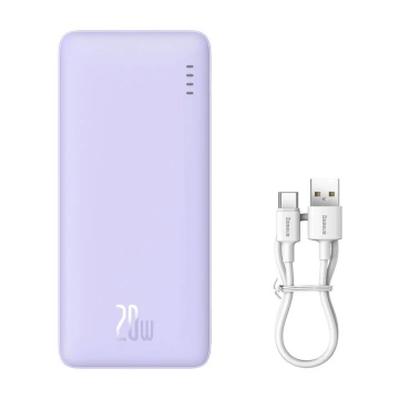 Powerbank Baseus Airpow 10000mAh 20W Fioletowy