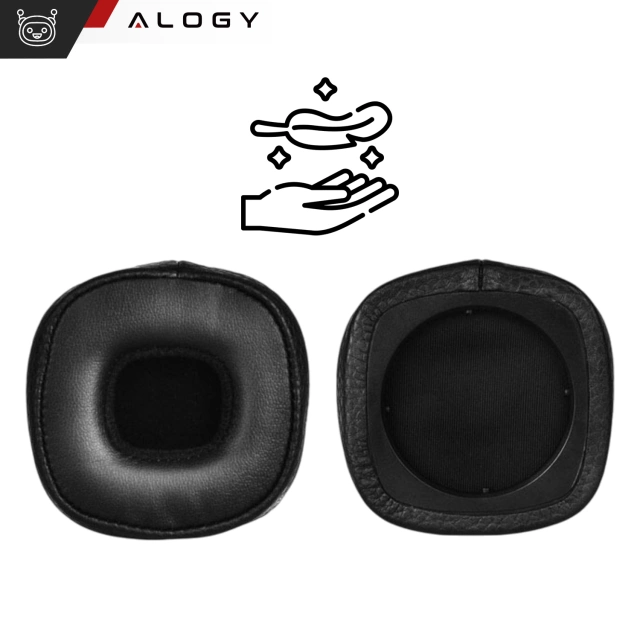 Nauszniki 2x wymienne pady gąbki do słuchawek do MARSHALL MAJOR III 3 Czarne + urządzenie do demontażu