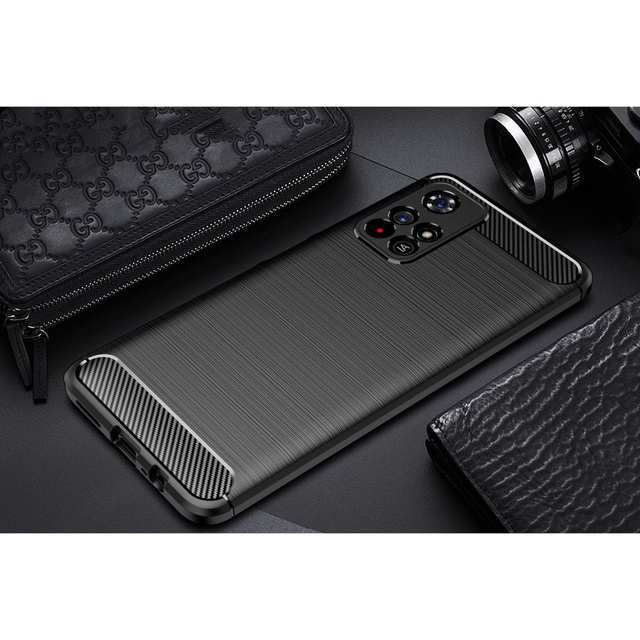 Etui TPUcarbon do Xiaomi Redmi Note 11S 5G / Poco M4 Pro 5G Black