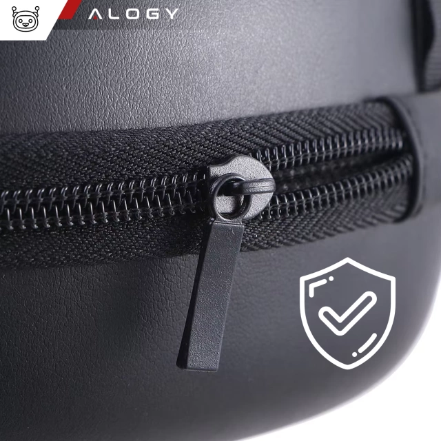 Etui ochronne na słuchawki do JBL TUNE 720BT 760NC 770NC Alogy Hard Case obudowa ochronna na zamek 23x18x11cm Czarne