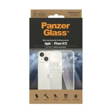 "Etui PanzerGlass HardCase für iPhone 14 6,1\" Antibakteriell Militärqualität transparent 0401"