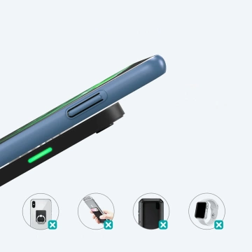 Choetech Set aus 2x Qi 10W kabelloses Ladegerät (2 Farben, schwarz und weiß) USB-Kabel 1,2 m (T511-S schwarz/weiß)