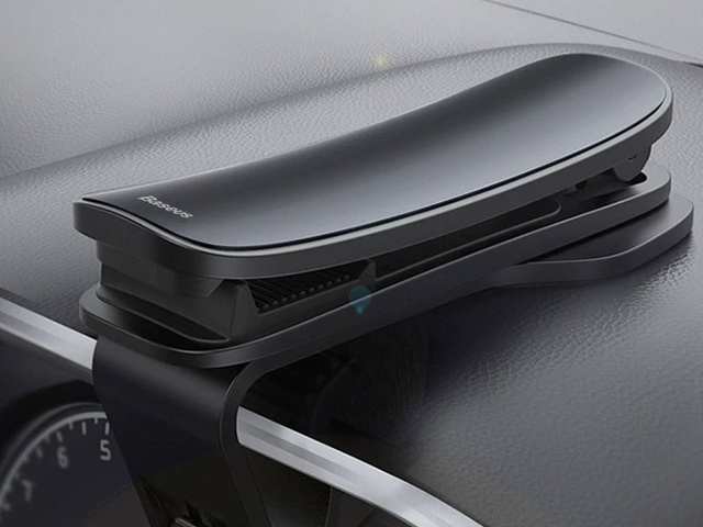 Uchwyt samochodowy Baseus Big Mouth Pro na deskę rozdzielczą klips czarny