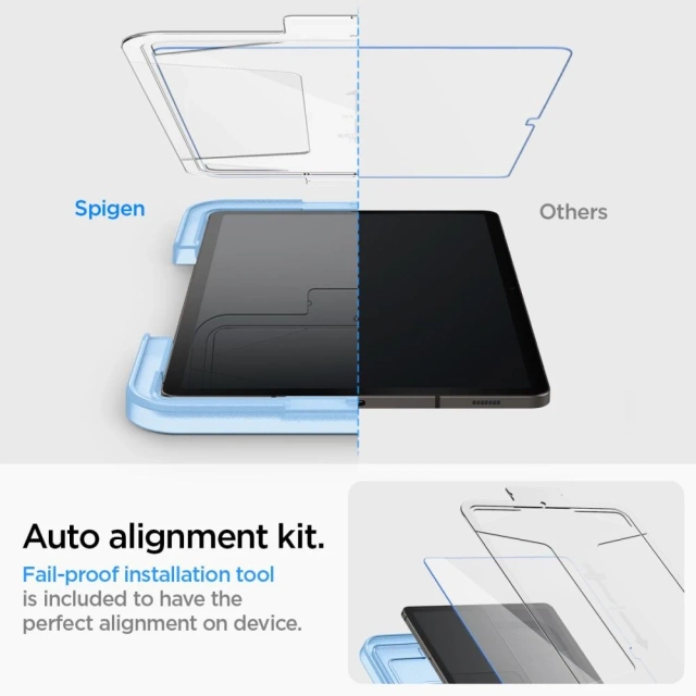 Szkło hartowane Spigen Glas.tR ”EZ Fit” do Samsung Galaxy Tab S9+ Plus 12.4 X810 / X816B Clear