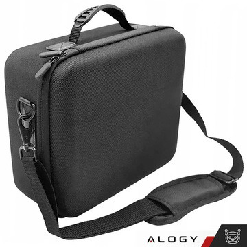 Koffer Koffer Koffer Tasche für Nintendo Switch OLED Zubehör 21 Spiele Alogy Wasserdicht mit Riemen Schwarz