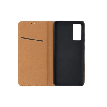 Smart Pro Book Case für Samsung S25 Edge Leder Schwarz