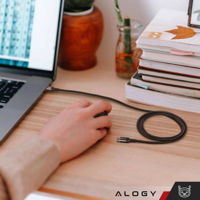 2x Kabel HDMI 2.1 Alogy 5m 4K 8K PREMIUM MIEDŹ ULTRA High Speed 60Hz 48GBps Czarny