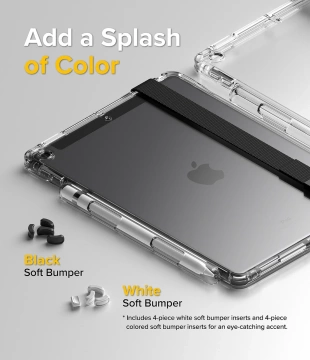 Ringke Fusion Case Cover mit Gelrahmen für iPad 10.2 '' 2021/2020/2019 transparent (fps586r41)