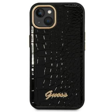 Etui Guess GUHCP14MHGCRHK für Apple iPhone 14 Plus 6,7" Czarny/Black Hardcase Croco Collection