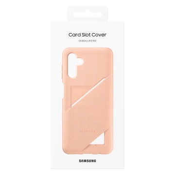 Samsung Card Slot Cover etui do Samsung Galaxy A13 5G silikonowy pokrowiec portfel na kartę brzoskwiniowy (EF-OA136TPEGWW)