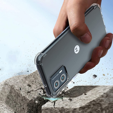 Etui Ochronne Flexair Pro obudowa na telefon do Motorola Moto G53 5G Clear case przezroczyste