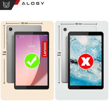 Hülle für Lenovo Tab M8 4gen TB300XU TB300FU Book Cover Case Alogy Schwarz