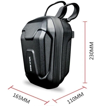 Rollertasche WILDMAN TS9 2.5L Schwarze PU EVA Lenkertasche