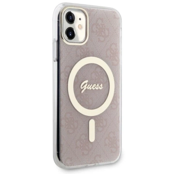 Etui Guess GUHMN61H4STP für iPhone 11 6,1" Hardcase 4G MagSafe