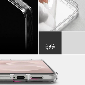 Etui für Samsung Galaxy S25 Edge Ringke Fusion Clear Military Grade