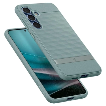 Samsung Galaxy S25 Plus Salbeigrün Spigen Parallax Mag MagSafe Hülle