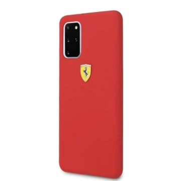 Etui na telefon Ferrari Hardcase do Samsung Galaxy S20 Plus czerwony/red Silicone